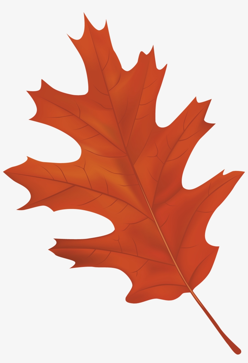 Brown Autumn Leaf Png Clipart Image - Autumn Leaf Clipart Png, transparent png #261290