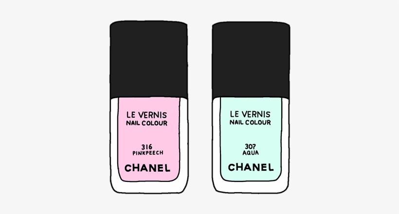 Drawing Nail Polish - Chanel Nail Polish Drawing, transparent png #261483