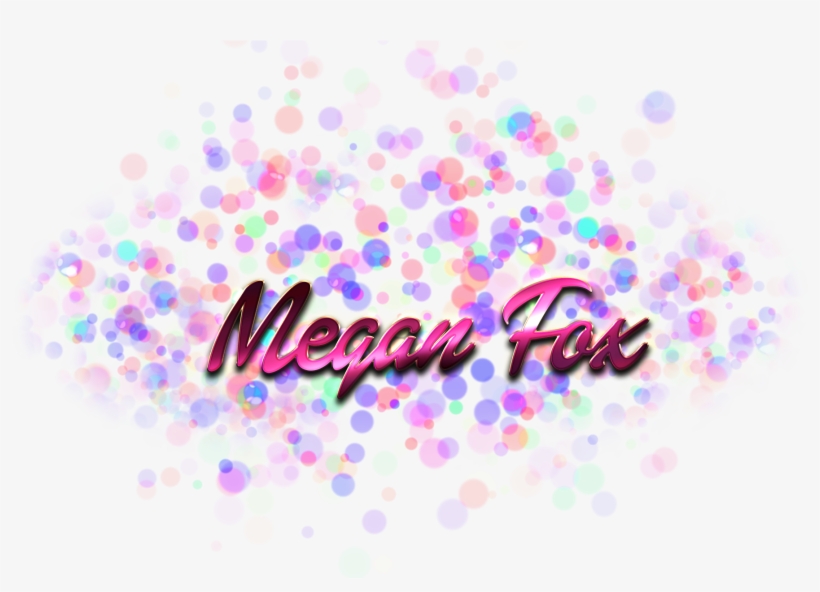 Megan Fox Name Logo Bokeh Png - Grace Name, transparent png #261508