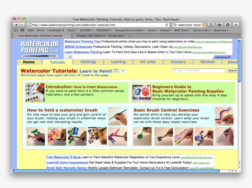 Watercolorpainting - Com - Web Page, transparent png #261708