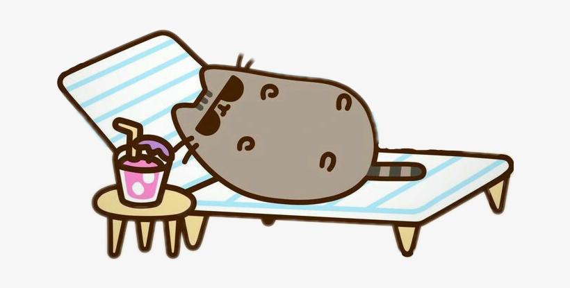 Report Abuse - Pusheen The Cat Edible Cake Topper, transparent png #261798