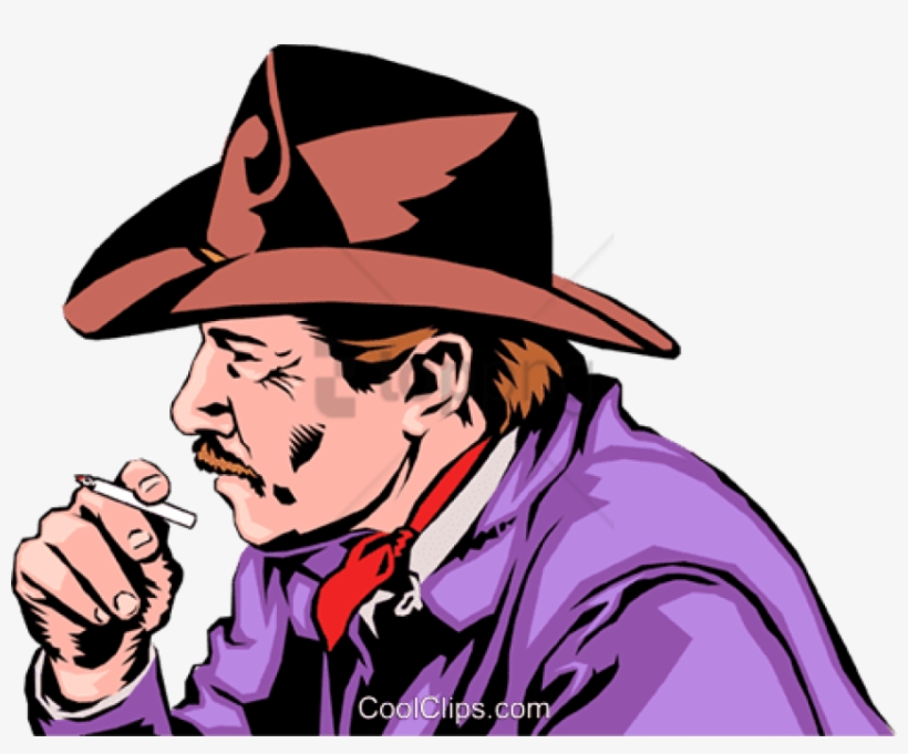 Cowboy Smoking - Smoking Cowboy Png, transparent png #262432