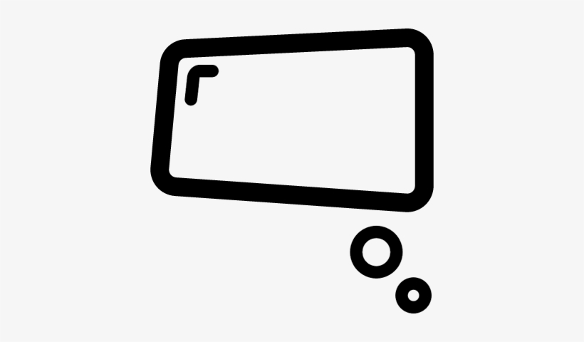 Thought Bubble Vector - Burbuja De Pensamiento Png, transparent png #263227