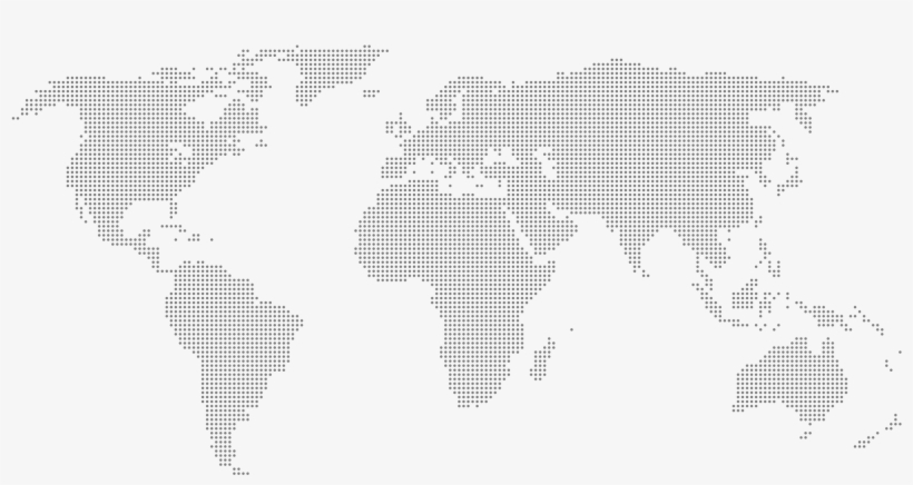 The World With Points - Map Of The World Pink, transparent png #263228