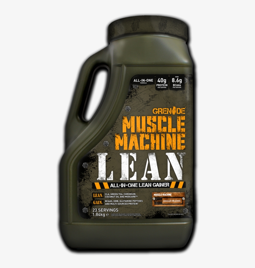 Muscle Machine Lean Chocolate - Grenade Muscle Machine Lean, transparent png #263384
