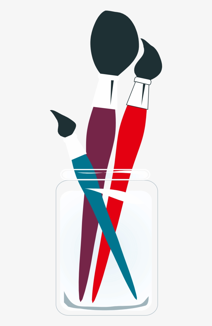 Logo Watercolor Clip Art Pen Pattern Transprent - Paintbrush Logo, transparent png #263718