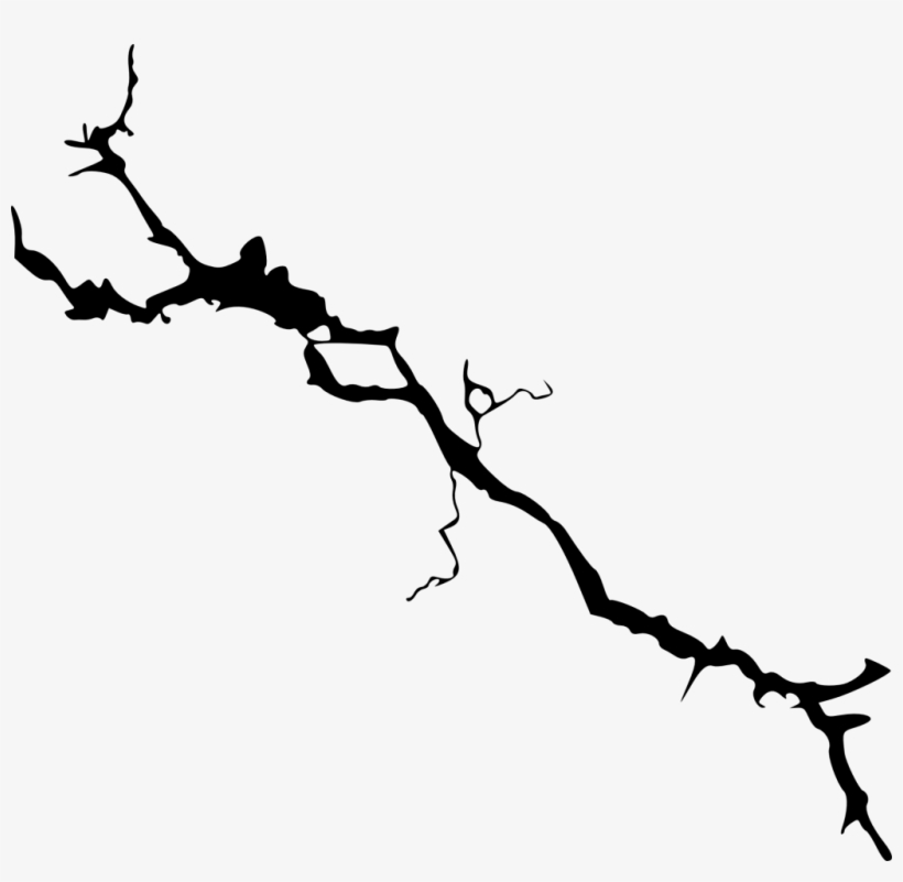 Free Cracked Png - Crack Silhouette, transparent png #263758