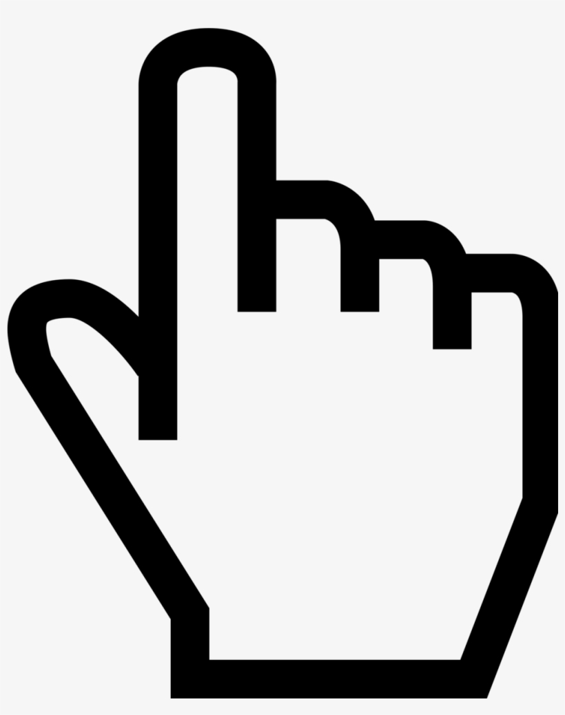 Computer Mouse Pointer Png - Hand Mouse Pointer Png, transparent png #264101