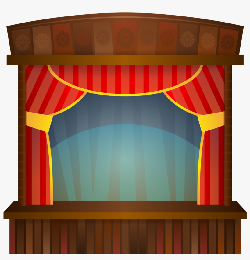 Stage Clipart - Theatre Clipart, transparent png #264284