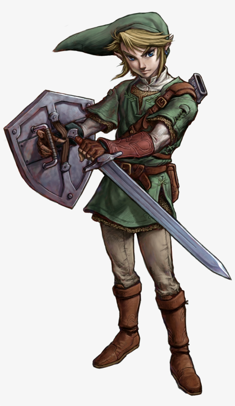 Link Artwork 2 - Link Zelda Twilight Princess, transparent png #264497