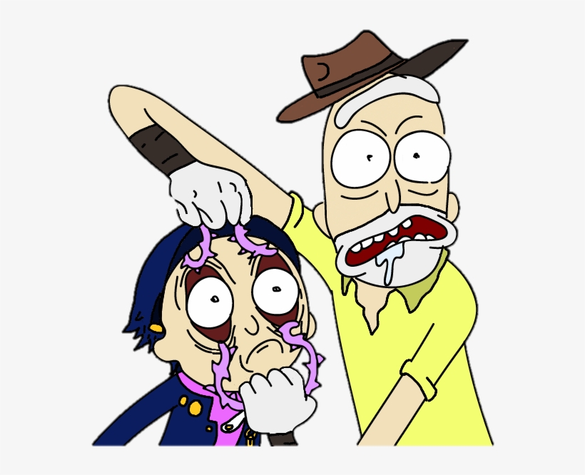 Joseph And Jotaro Also Work As Rick And Morty - Rick E Morty Jojo, transparent png #264544