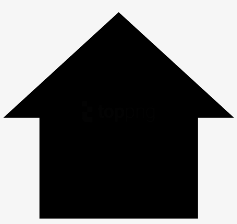 Red, House, Black, Home, Icon, Symbol, Arrow, White - House Vector, transparent png #264566