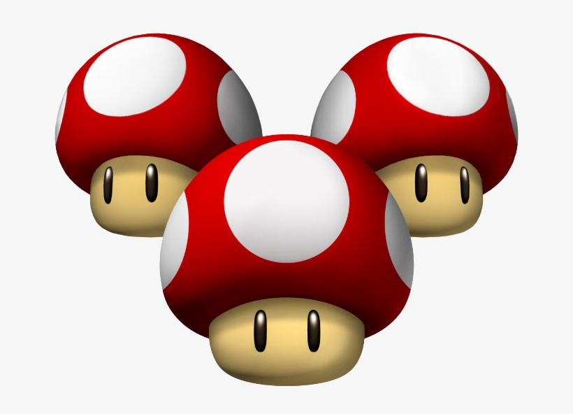 Triple Mushroom - Mushroom From Mario Kart, transparent png #264850