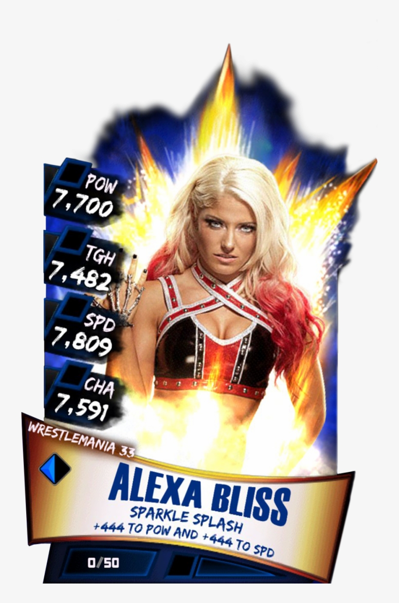 Alexabliss S3 14 Wrestlemania33 - Wwe Supercard Alexa Bliss, transparent png #265019