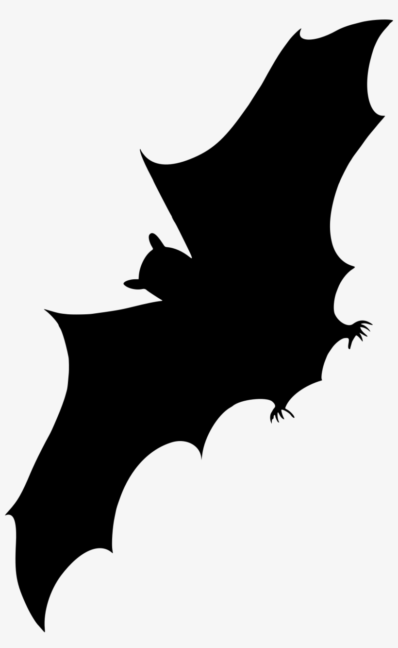 Clipart Bat Silhouette - Bat Silhouette, transparent png #265042