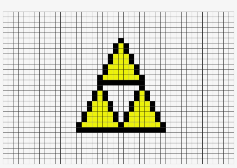 Zelda Pixel Art Triforce, transparent png #265124