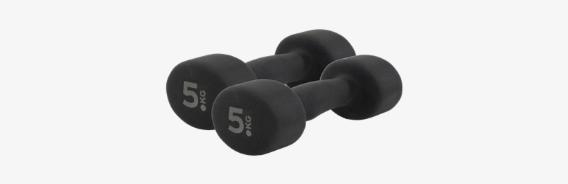 Dumbbells - Casall Neoprene Dumbbell 2x5 Kg 5 Kg, transparent png #265426