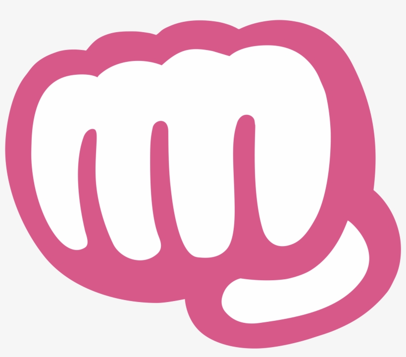Download - Pink Fist Punch, transparent png #265707