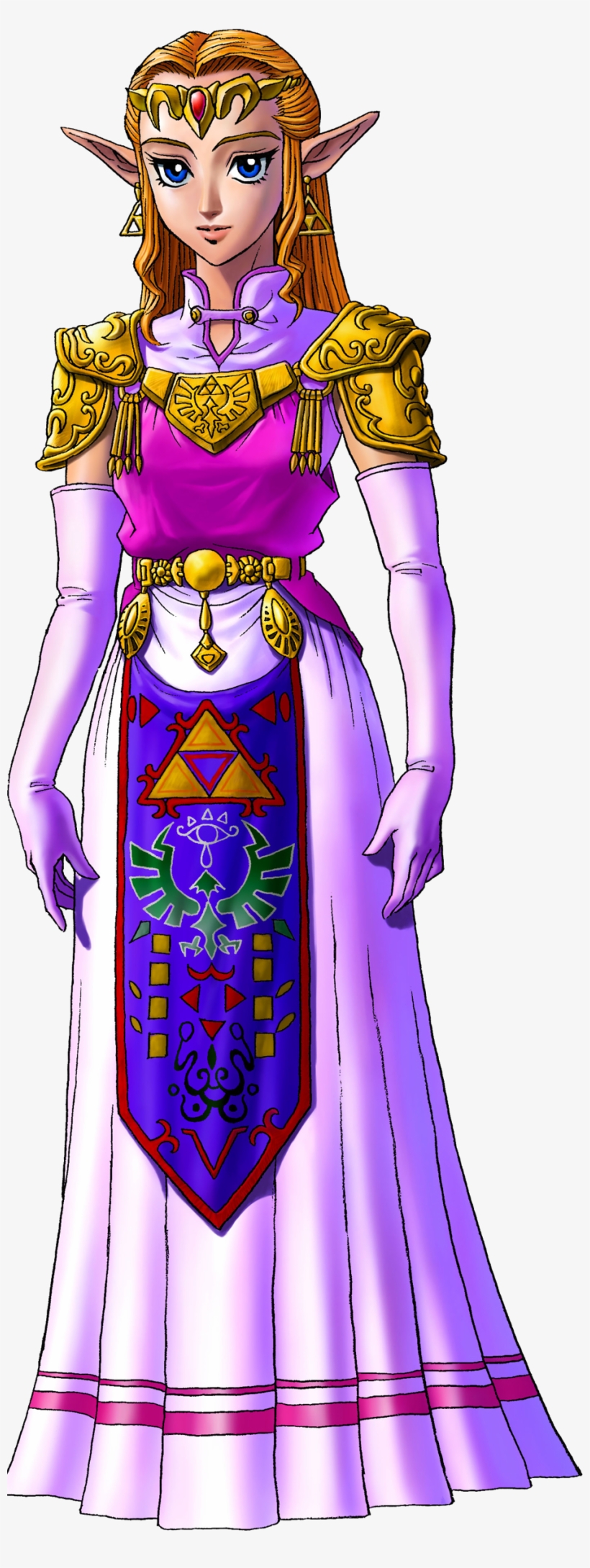 Adult Princess Zelda - Zelda From Ocarina Of Time, transparent png #266096