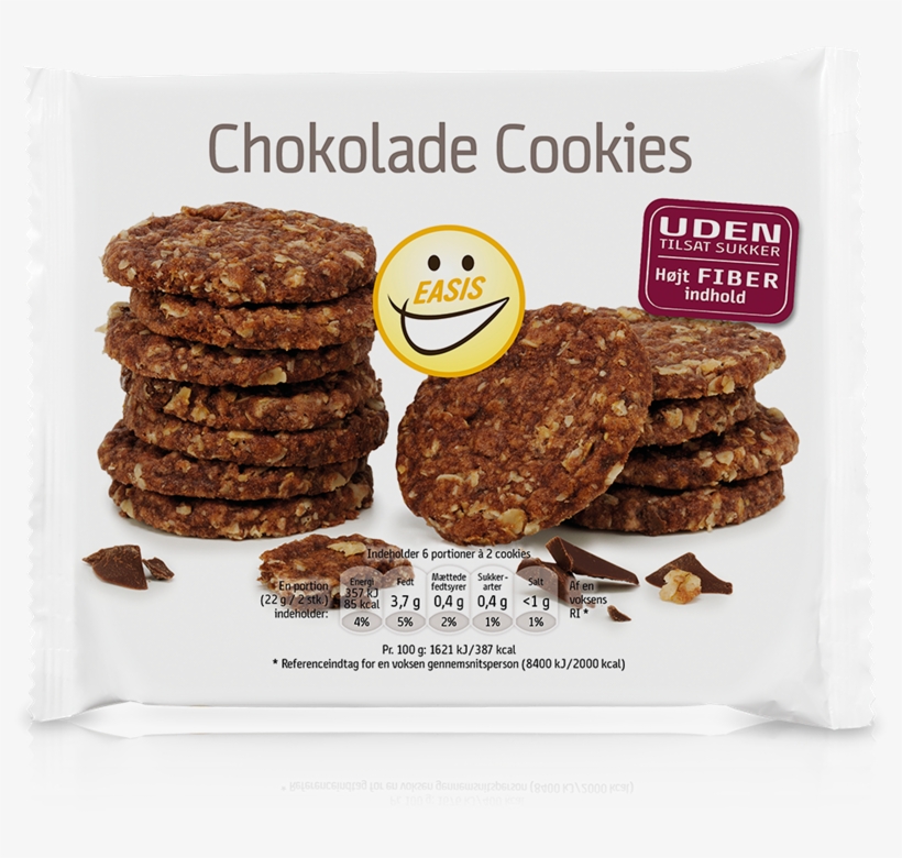 Chocolate Chip Cookies - Easis Chokolade Cookies 132 G, transparent png #266121
