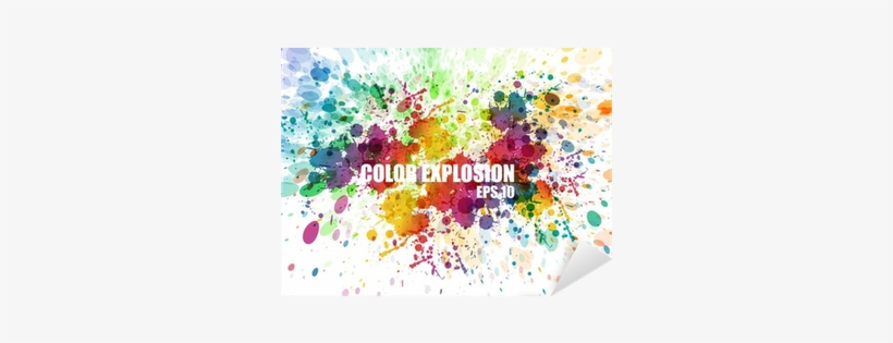 Abstract Colorful Splash Watercolor Background Sticker - Fondos De Pantalla De Manchas De Colores, transparent png #266209