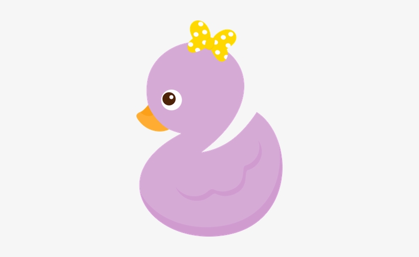 Duck Clipart Baby Swan - Girl Rubber Duck Clip Art, transparent png #266276
