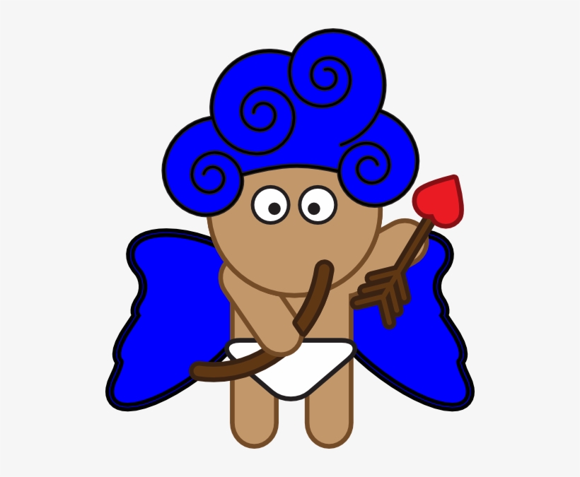How To Set Use Blue Cupid Svg Vector, transparent png #266659