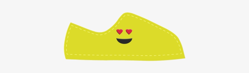 Emoticon Heart Smiley Canvas Kid's Shoes - Illustration, transparent png #266707