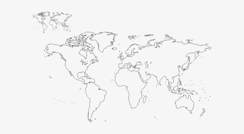 World Map Contour Lines, transparent png #266750