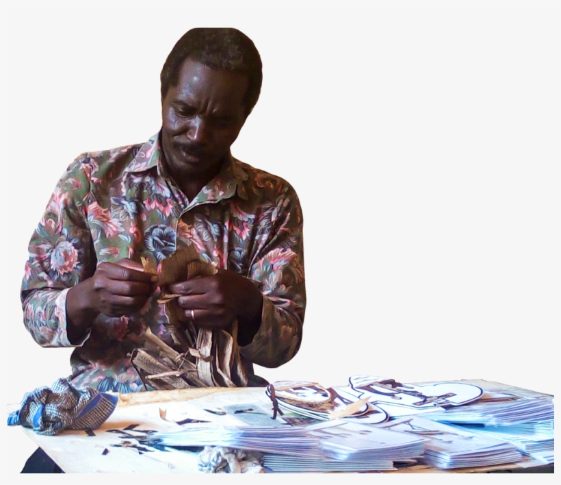 Willys Handmaking Greeting Cards And Art From Banana - Art, transparent png #266915