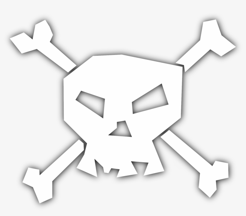 Clipart - White Skull Png, transparent png #267030