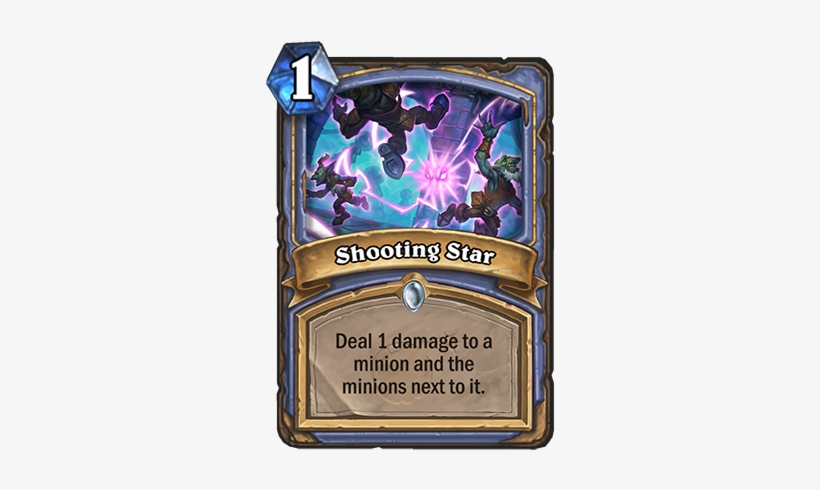 Shooting Star Card - Shooting Star Hs Card, transparent png #267070