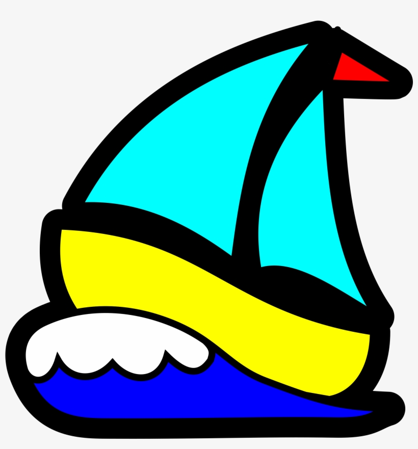 Big Image - Sail Boat Clip Art, transparent png #267086