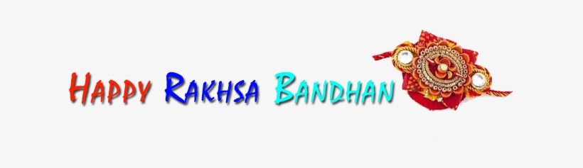 Rakshabandan Text Png - Coquelicot, transparent png #267799
