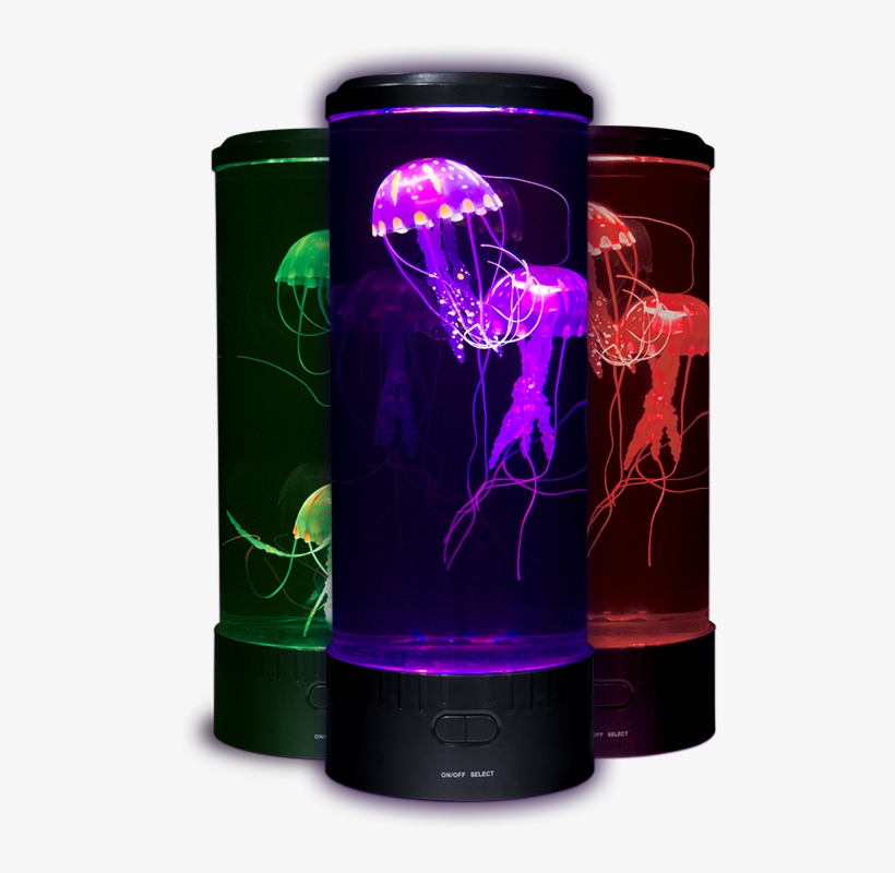 Low Voltage Adapter Included - Fascinations Electric Jellyfish Mood Light, transparent png #267982