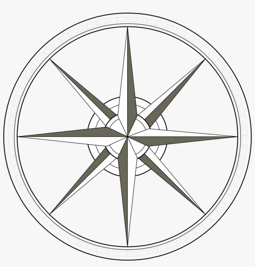 Compass Clipart Transparent Background - Vector Graphics, transparent png #268112