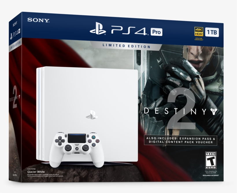 Playstation On Twitter - Ps4 Pro Destiny 2 Bundle, transparent png #268266