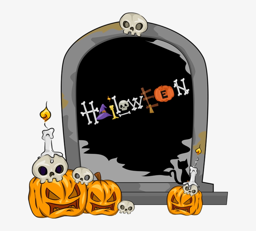Great Clip Art For Halloween - Tombstone Clipart, transparent png #268335
