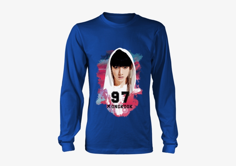 [jungkook] Long Sleeve - Lets Eat Trash And Get Hit, transparent png #268385