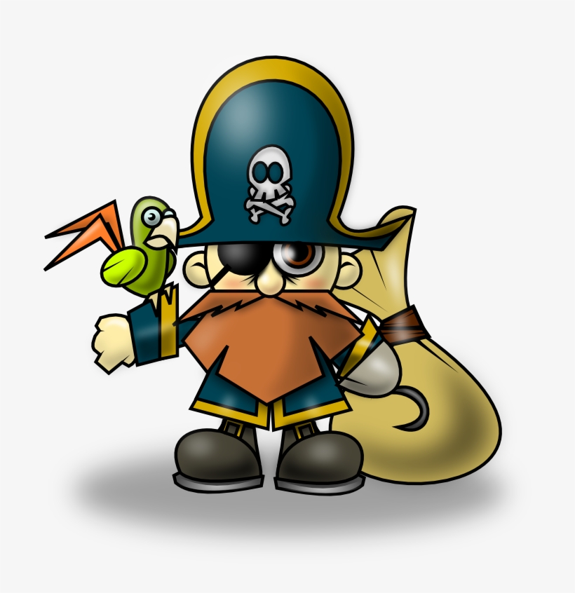 Pirate Clipart - Public Domain Free Pirate Clip Art, transparent png #268472