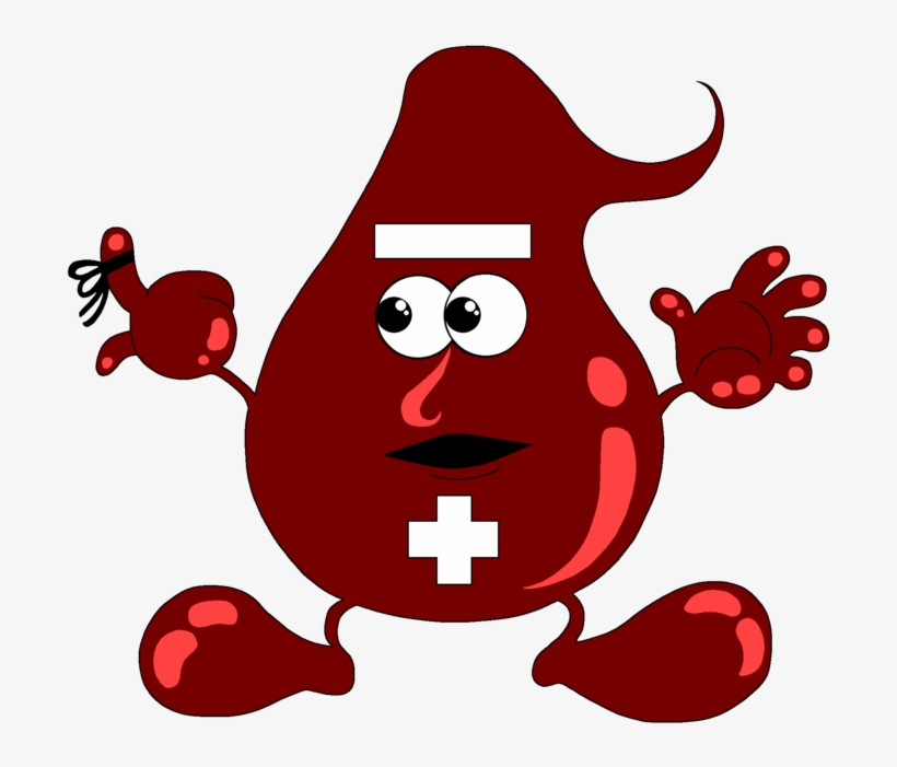 Blood Drop Man By Unicorn-skydancer08 On Clipart Library - Blood Drop Cartoon Png, transparent png #268683