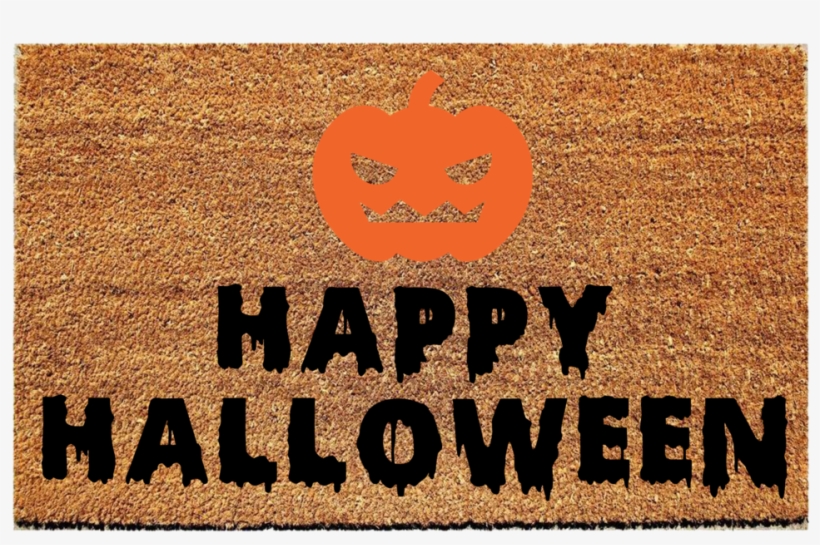 Happy Halloween Doormat - Scary Happy Halloween Witch Costume T-shirt, Hoodie, transparent png #268791