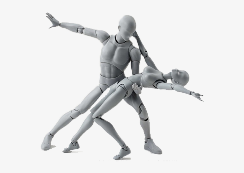 Practice Sketching Easily Using Our Body Figures - Drawing, transparent png #268862