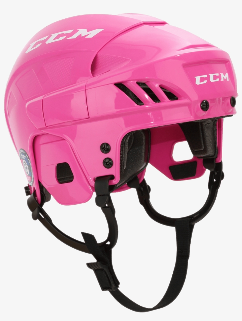Pink Ccm Hockey Helmet - Pink Ice Hockey Helmet, transparent png #268998
