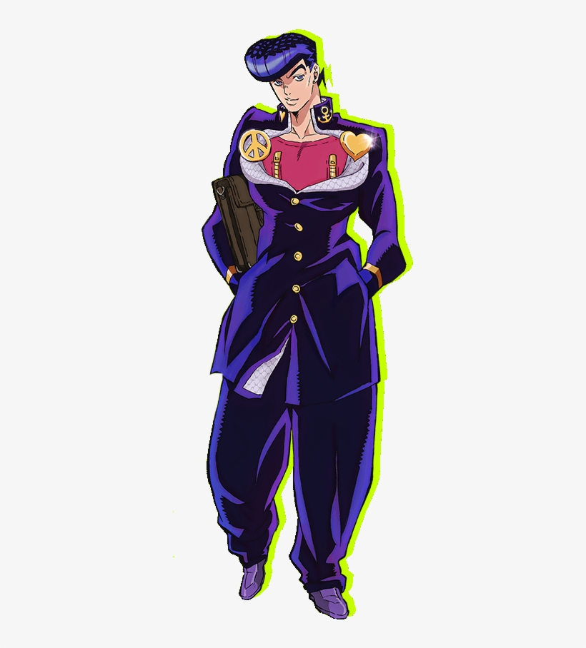 Graphic Freeuse Download Higashikata Wmm Marvel Avengers - Hot Jojo's Bizarre Adventure Josuke Higashikata Cosplay, transparent png #269119