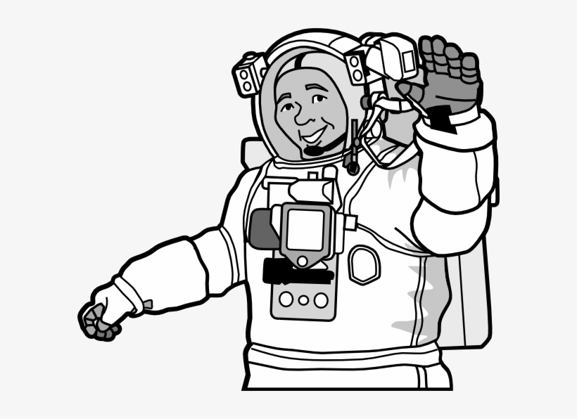 Smiling Astronaut Svg Clip Arts 600 X 516 Px, transparent png #269170