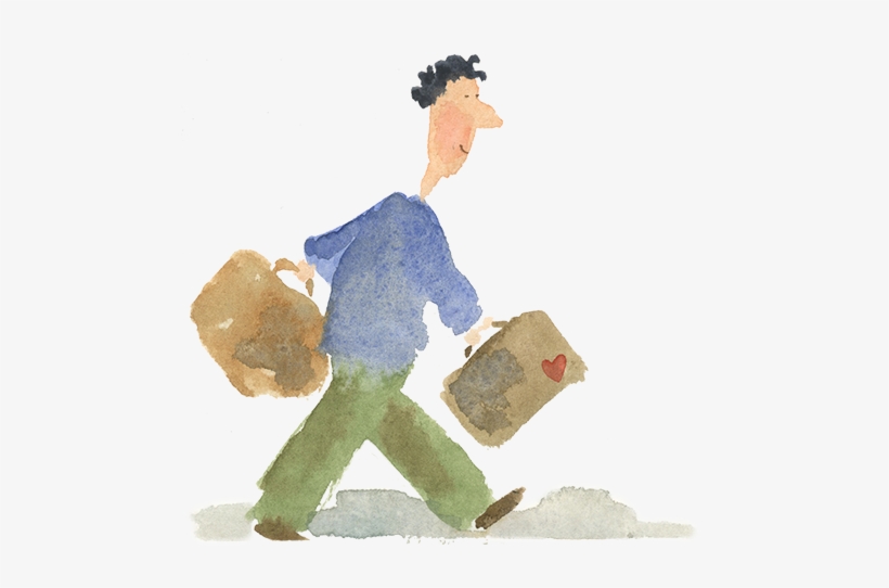 Traveler-sm1 - Watercolor Paint, transparent png #269354