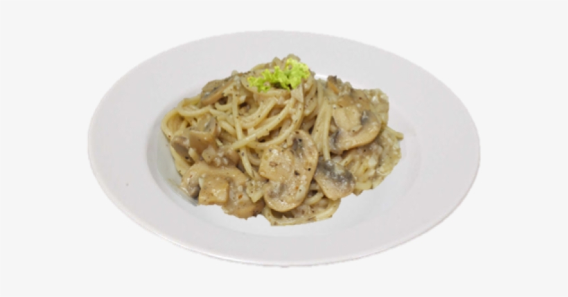 Creamy Mushroom Spaghetti - Fettuccine, transparent png #269540