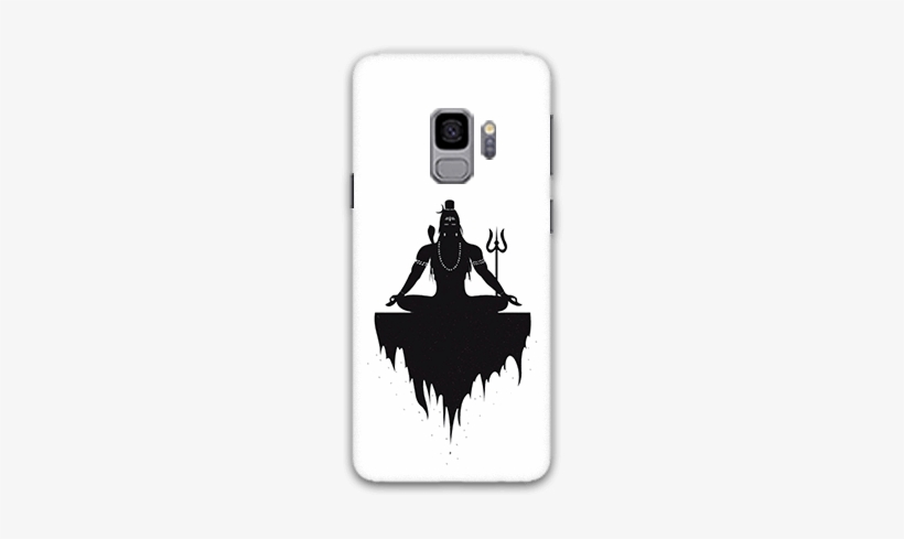 Lord Shiva Meditation Samsung S9 Mobile Back Case - Ancient Mystical Yogi Lord Shiva Tshirt Men - Slate, transparent png #269680