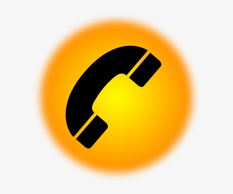 How To Set Use Orange Phone Icon Clipart, transparent png #269815